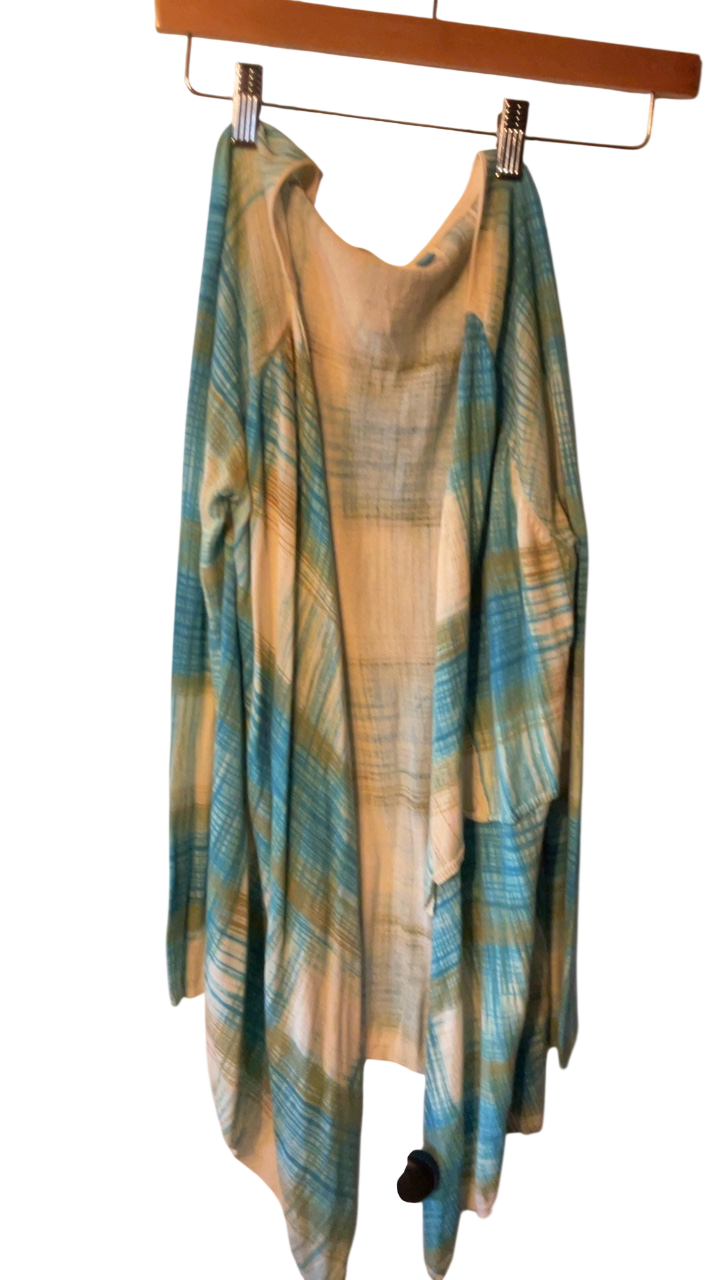 Sparrow - Anthropologie Light cardigan Medium Beige, Blue, Green