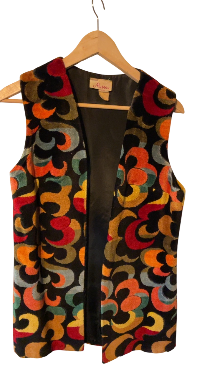 Aladdin Blazer Multicolor (black, red, orange, yellow, green, and gray)