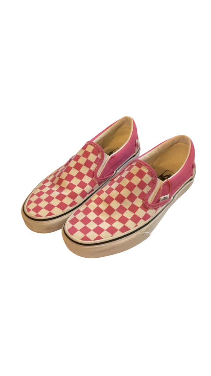 Vans Sneakers 8.5 Pink and white