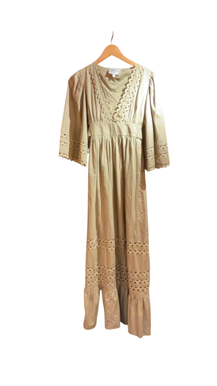 Antik Batik Dress 38 Beige