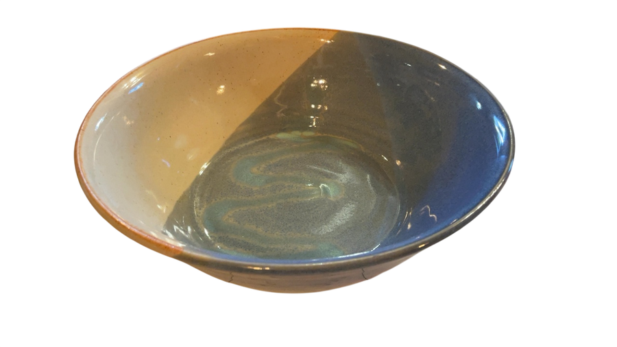 Bowl Multicolor (Cream and Blue)