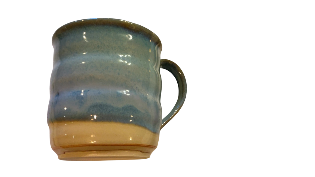 Mug Blue, Beige