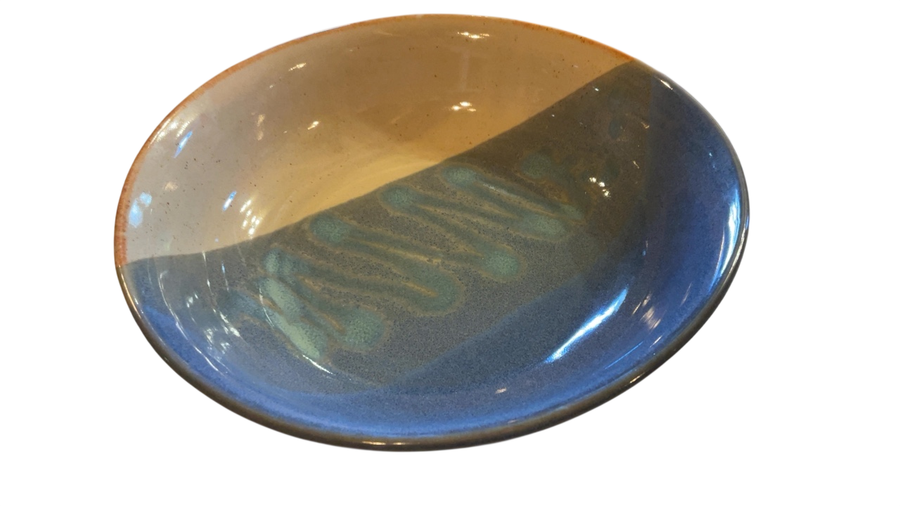 Bowl Beige and Blue