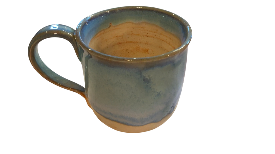 Cup Blue and beige