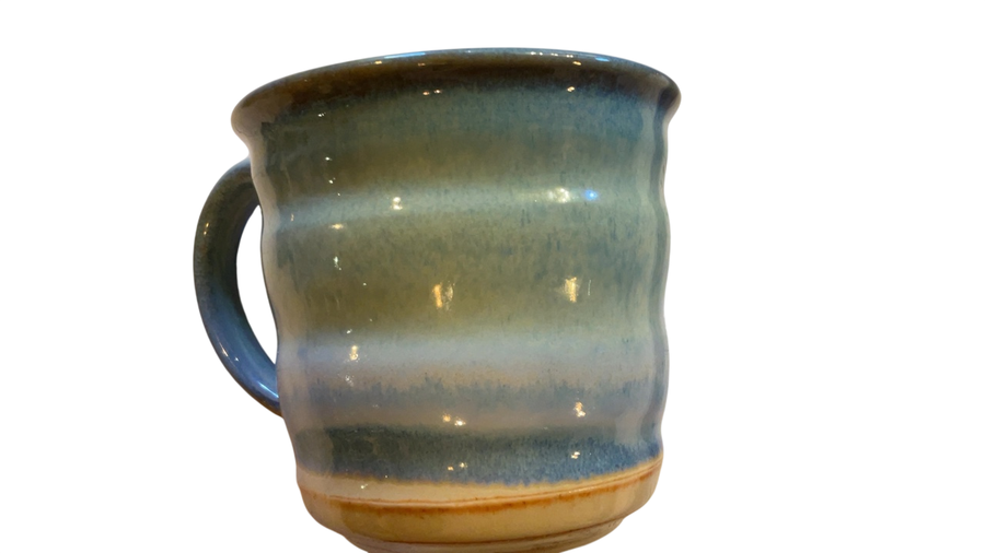 Mug Multicolor (Blue, Green, Beige)
