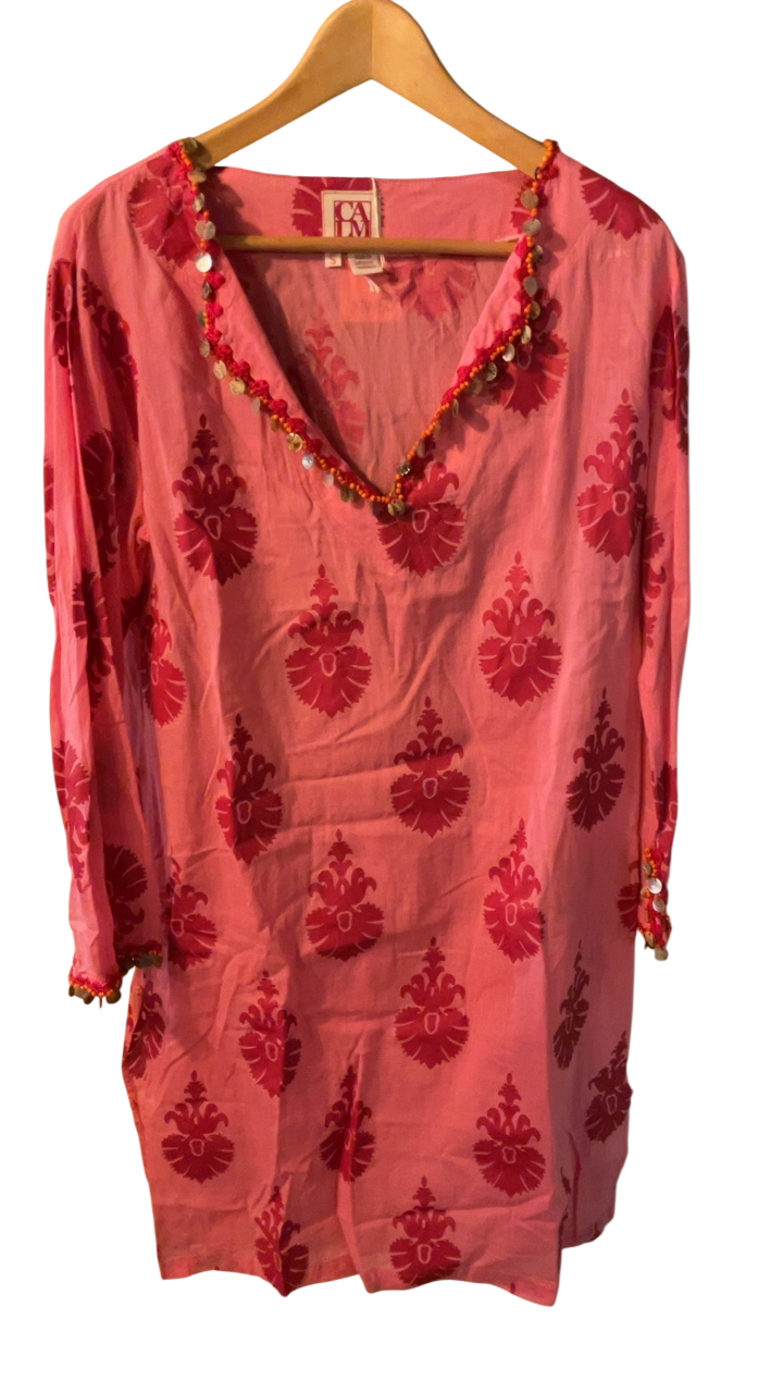 CALM NYC Dress Small Pink and Red
