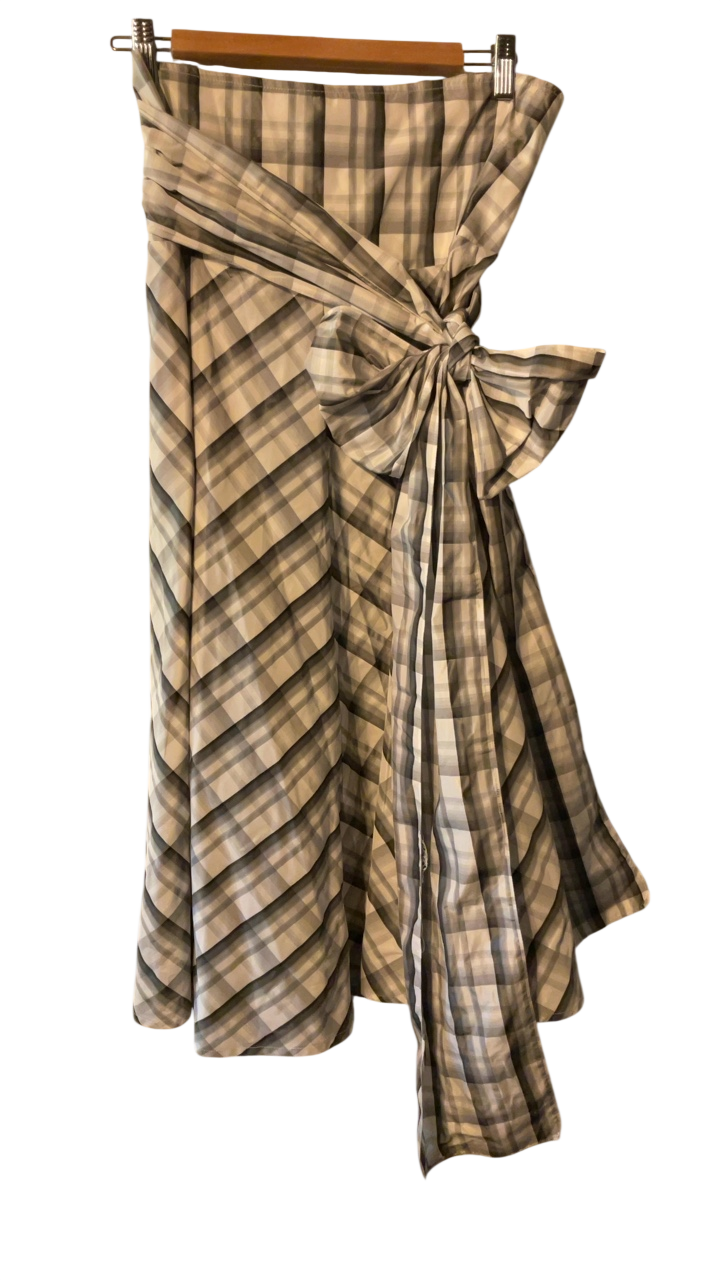 Stacey Zhang Skirt Medium Beige and grey