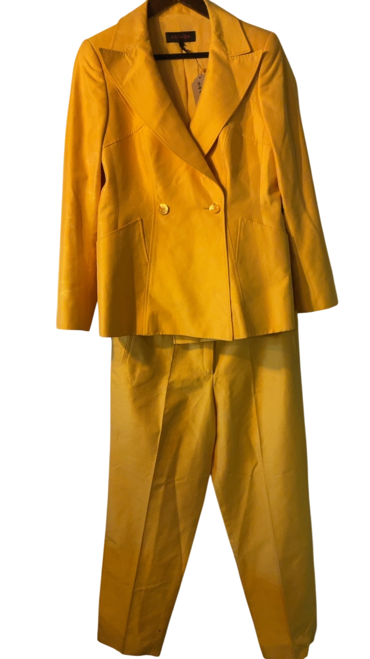 Escada Suit 8-10 Yellow