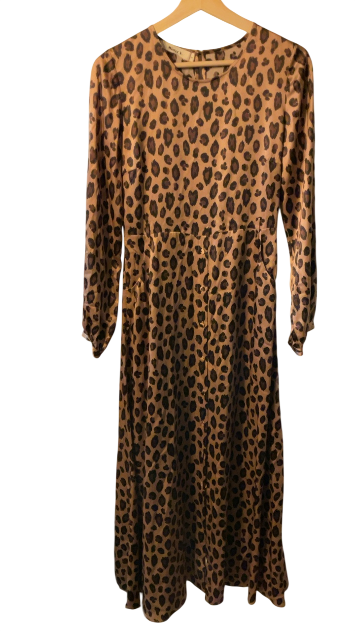 Mister K Dress Small Brown