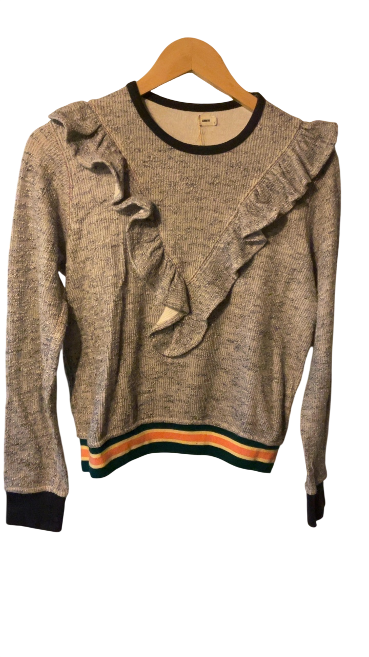 Warm Sweater Gray with multicolor accents