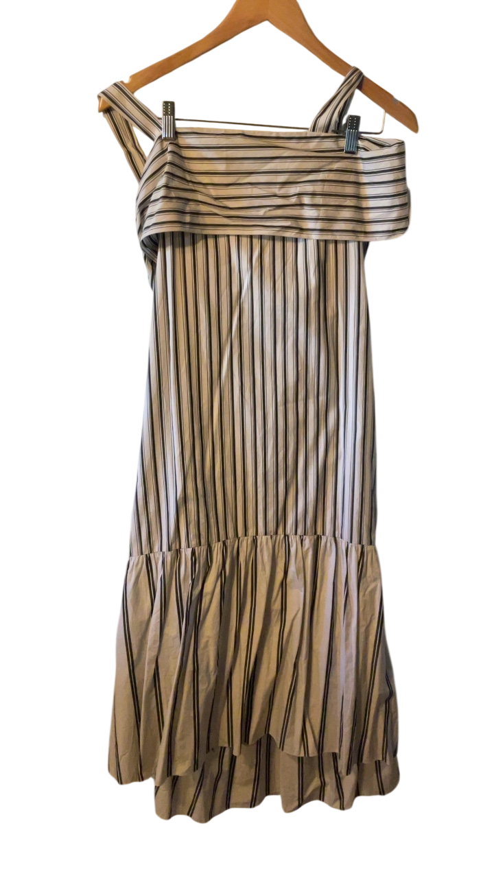 Theory Dress Small Beige and black