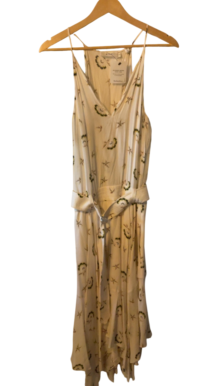 ALC Dress 2 Cream/Beige with dark floral pattern