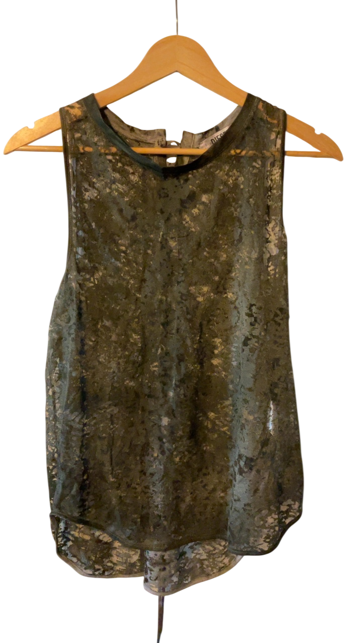 Diesel Blouse Small Green