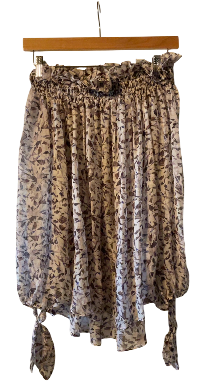 Caroline Constas Blouse Small Beige and brown