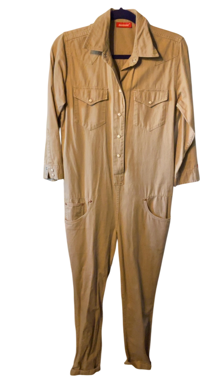 denimist Jumpsuit Small Beige
