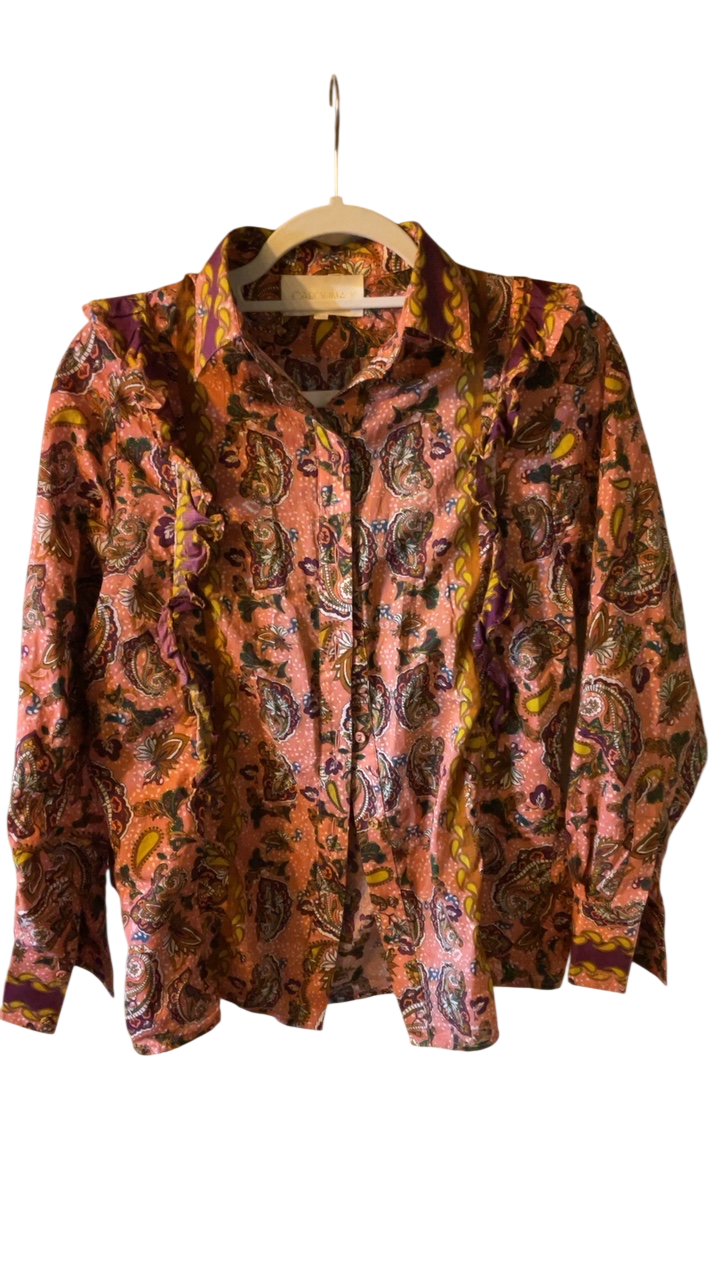 Carolina K Blouse XS Multicolor (Pink, Yellow, Purple, Black)