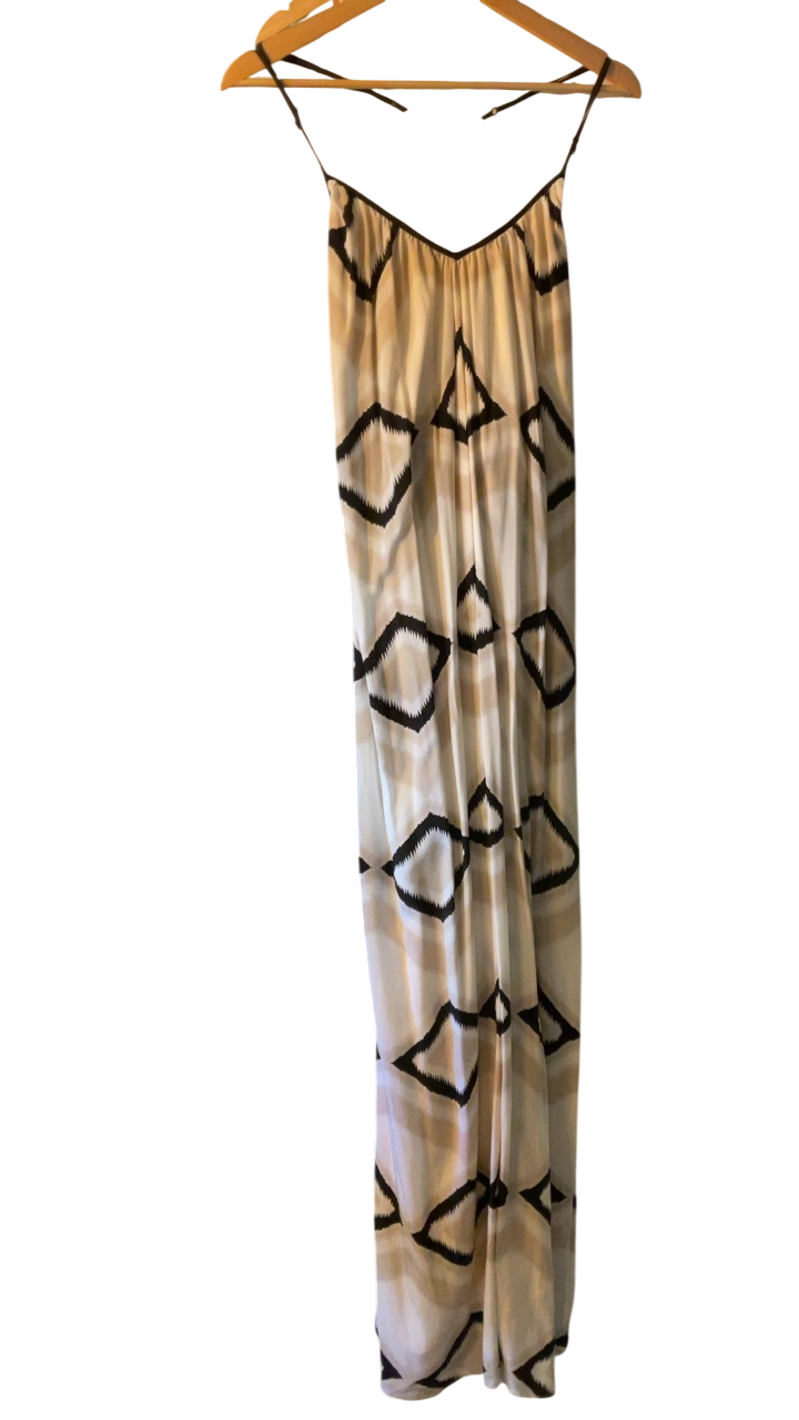 Morgan Carper Dress 4 Beige and Black