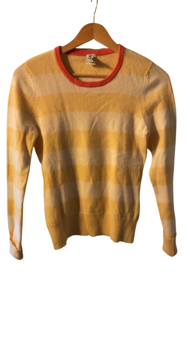 Coop Barney’s New York Sweater Small Yellow and beige