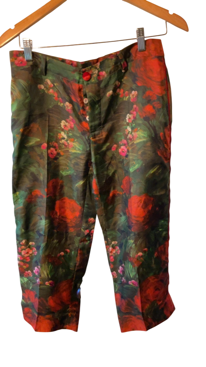 Pants Multicolor (Primarily Red, Green, and Pink)