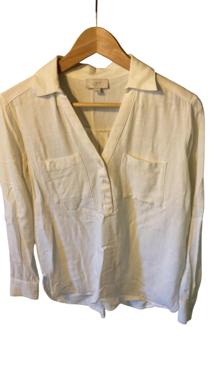 LOFT Shirt XS Beige