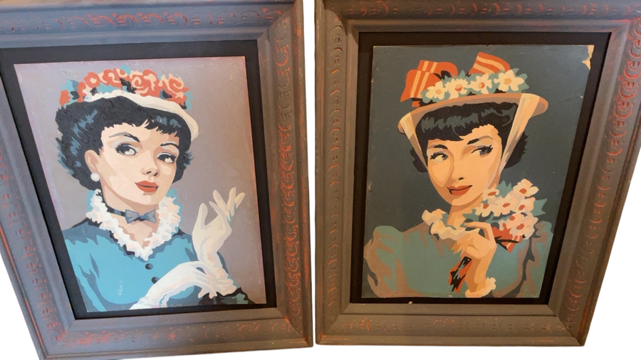 Vintage Paint by Numbers Set
