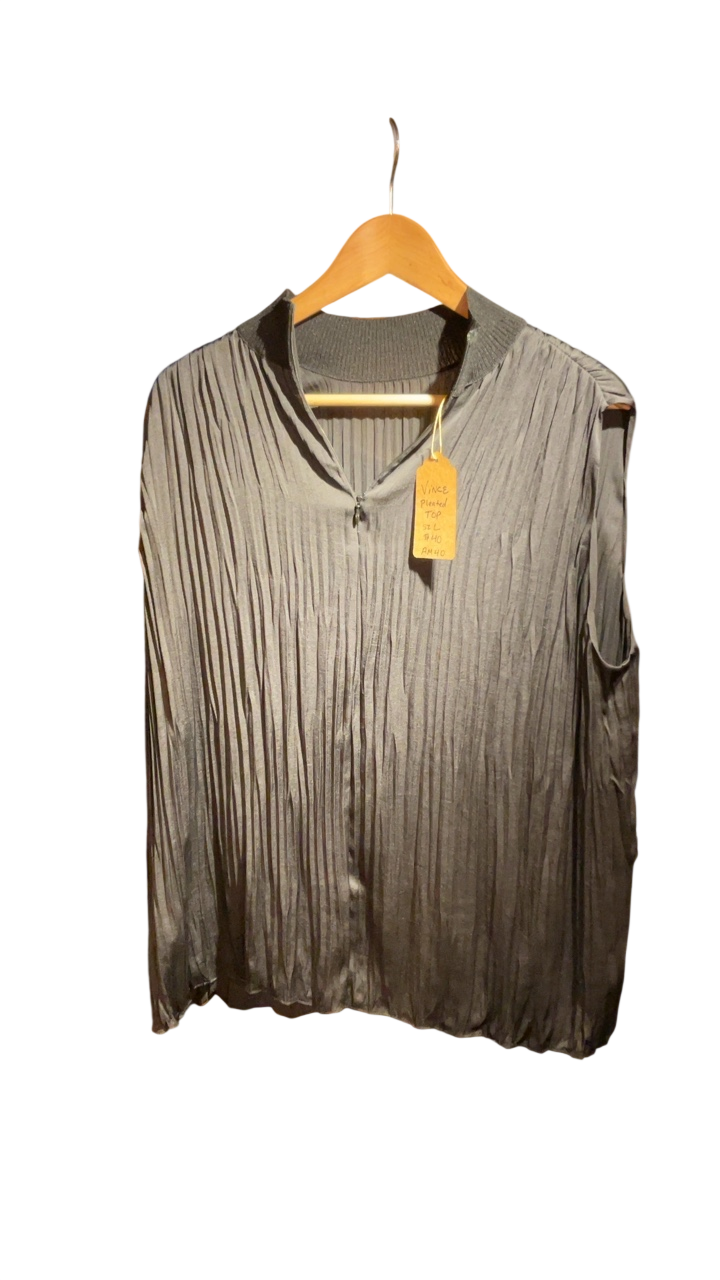 Vince Blouse Large Black