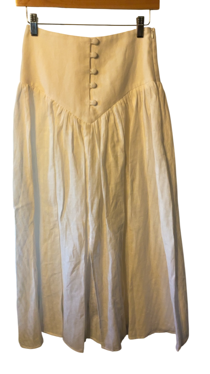 Oh Seven Days Skirt Small White
