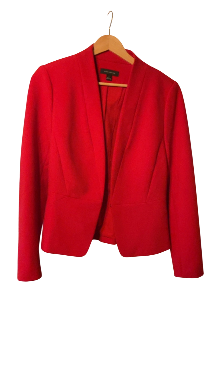 Ann Taylor Jacket 6 Red