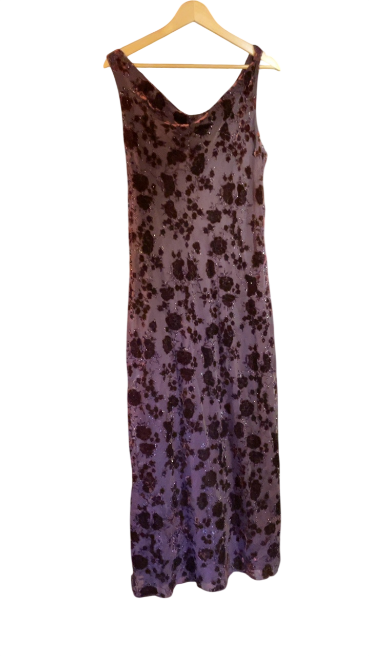 Donna Ricci Dress Large Purple
