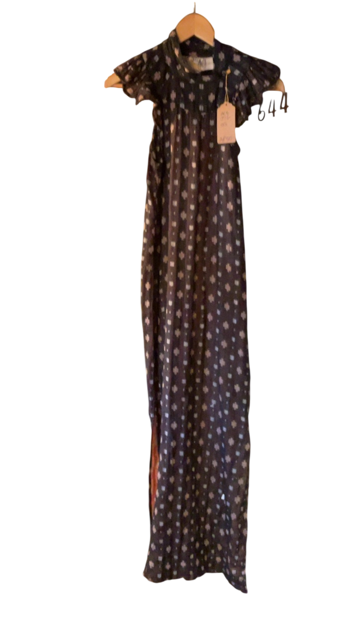 Ace & Jig Dress Small Black with white polka dots