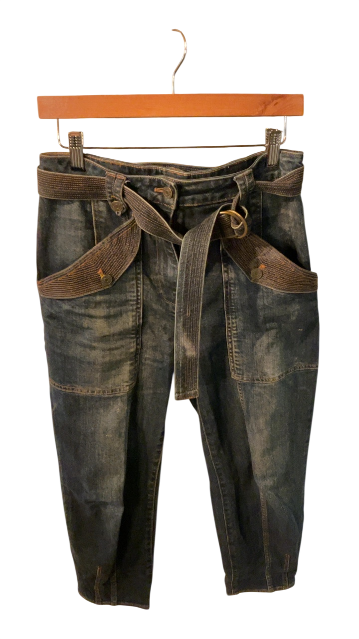 Ulla Johnson Jeans Medium Black with faded effects