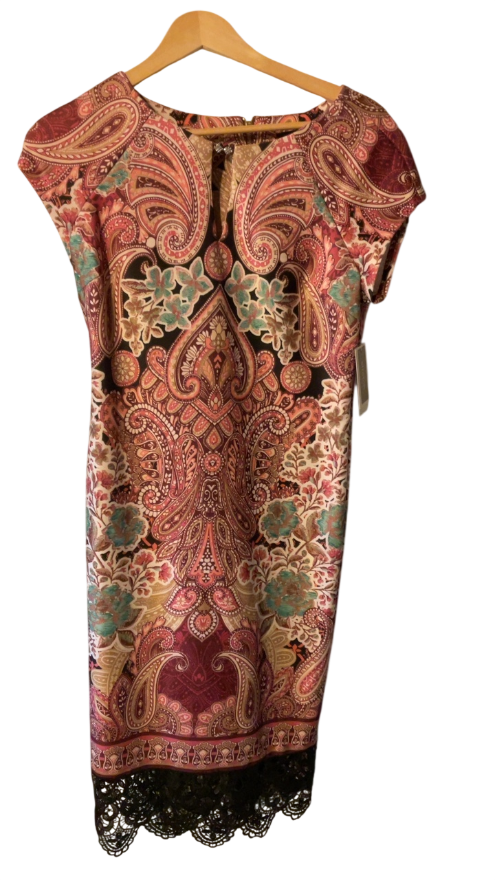 Eci New York Dress Small Multi-color