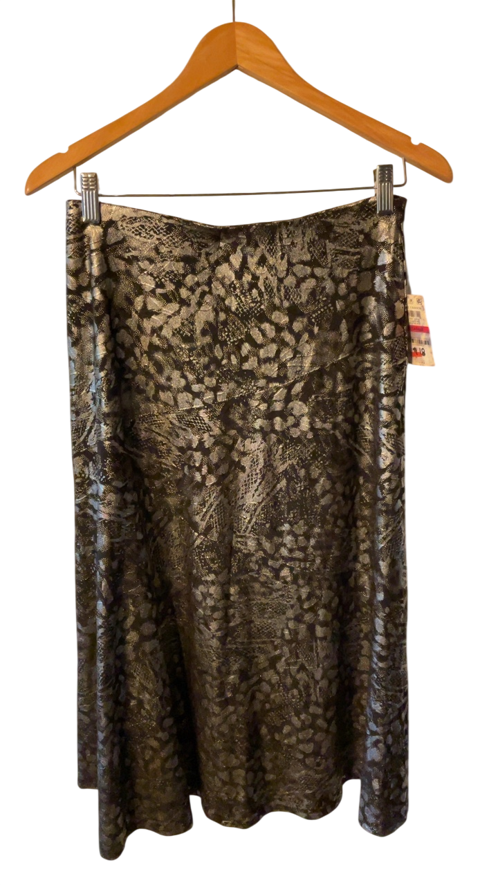 JM collection Skirt Extra small Silver and black