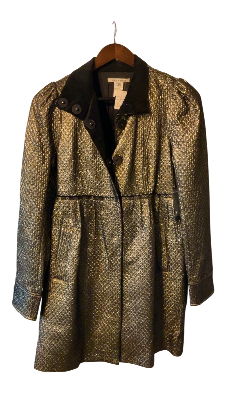 alice + olivia Jacket S Black and gold