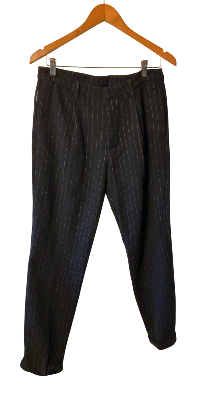 Armani exchange Pants Unknown Black with subtle gray pinstripes