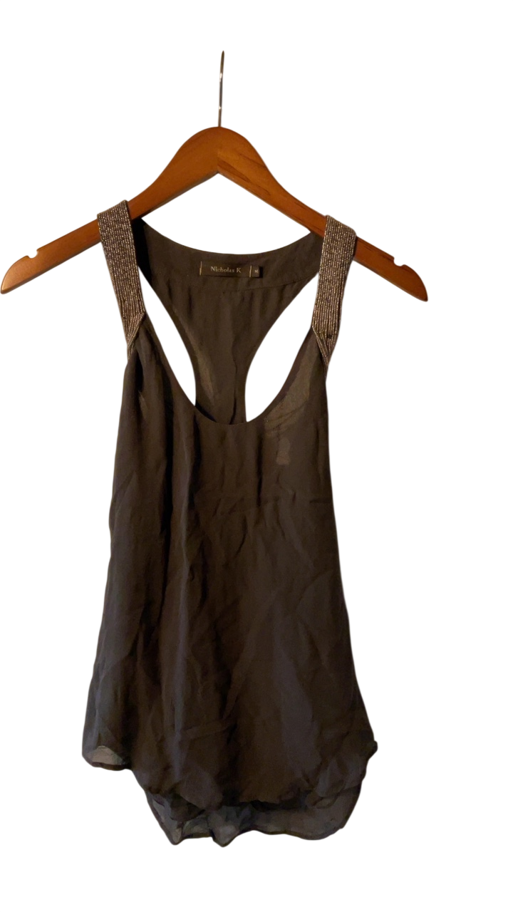 Nicholas K Tank top M Dark grey