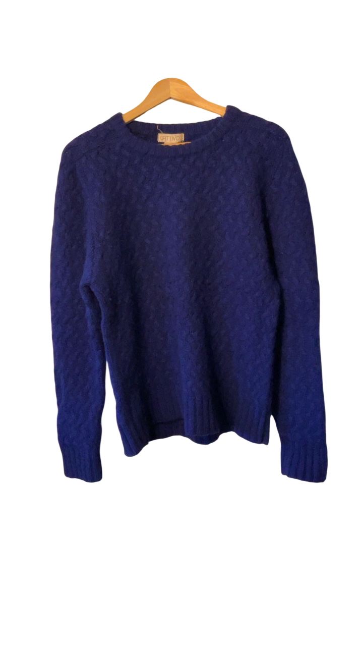 Cattivo Sweater Large Navy blue