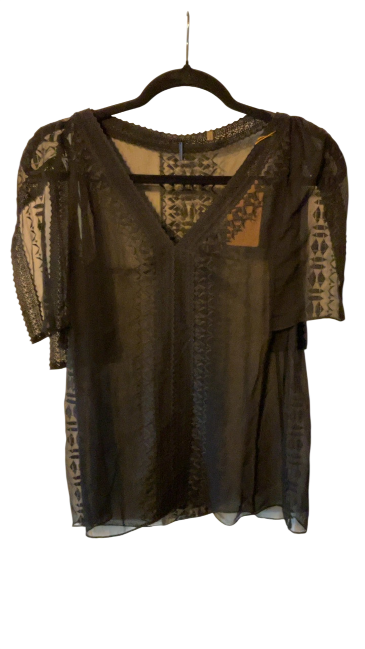 Tahari Blouse Extra small Black