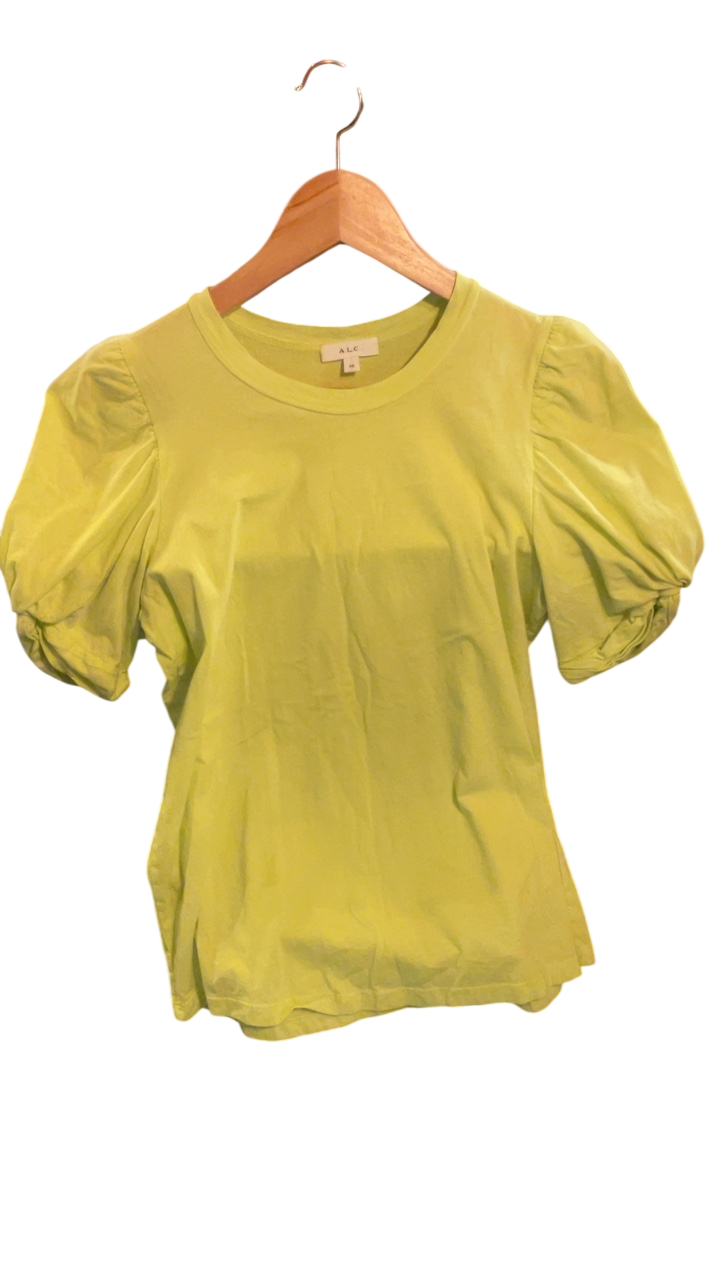A.L.C T-Shirt Extra small Yellow-green