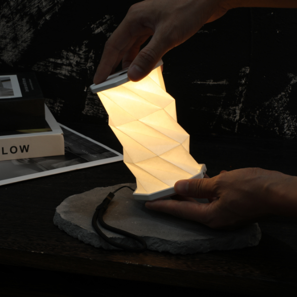 Gingko Design - Mini Twist Hexagon Portable Lamp