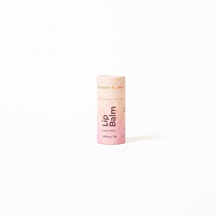 Oliver Flynn Plastic Free Shop - Holiday Lip Balm- Sugar Plum