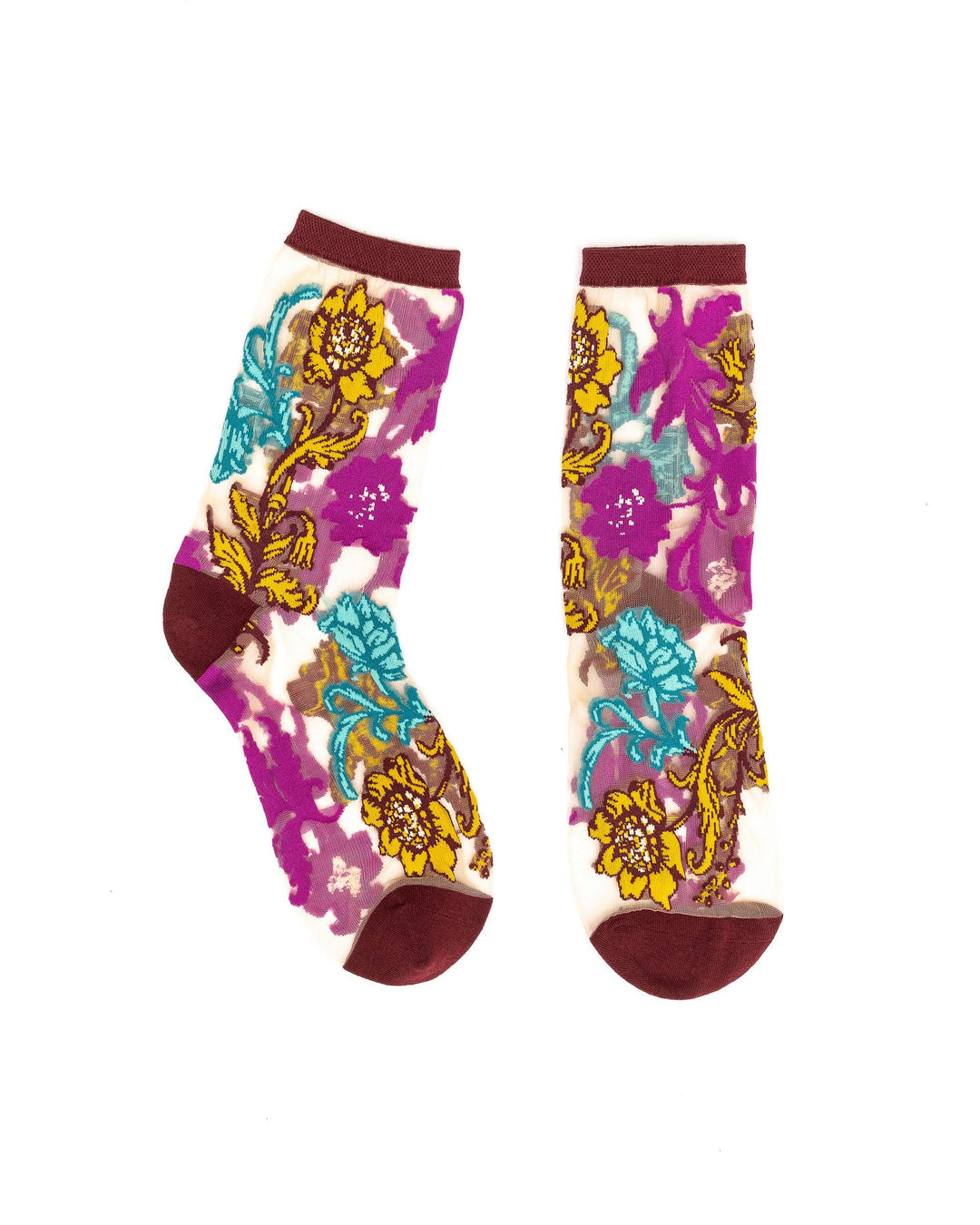 Sock Candy - Gem Garden Sheer Crew Sock