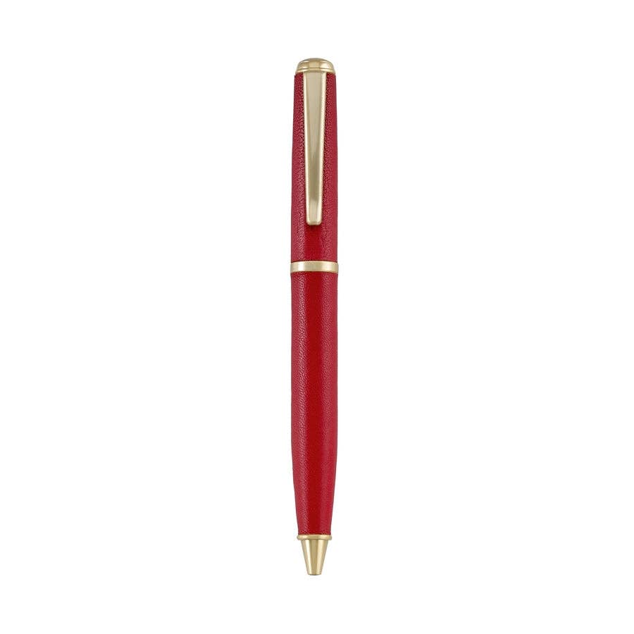 Graphic Image Inc. - Leather Wrapped Pen in Red