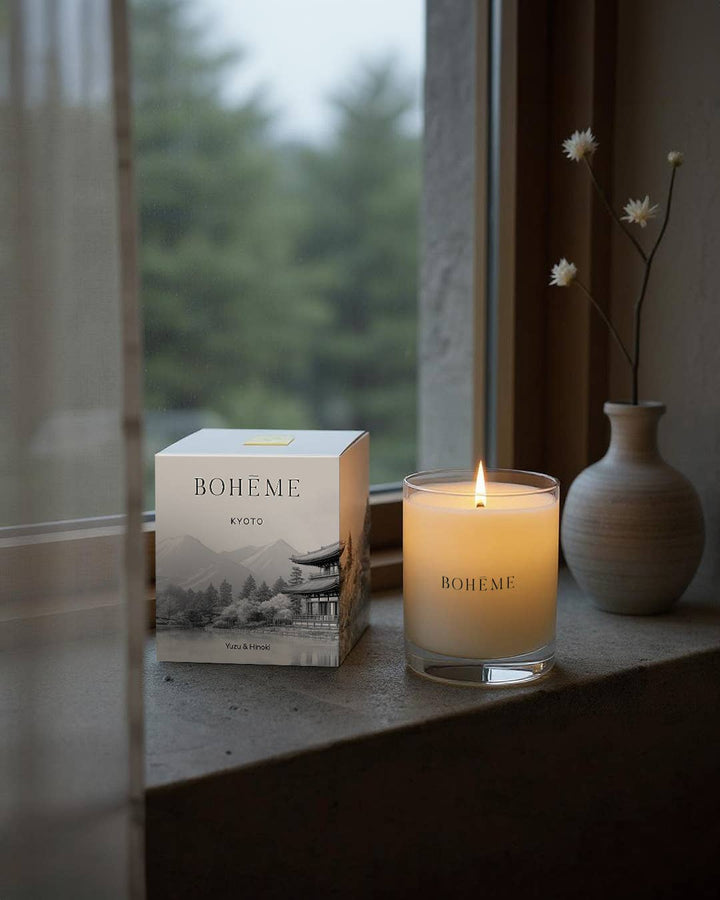 Boheme Fragrances - Kyoto Wholesale Candle – Yuzu, Hinoki & Cherry Blossom