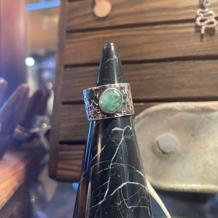 Nepali Sterling Silver Stone Ring