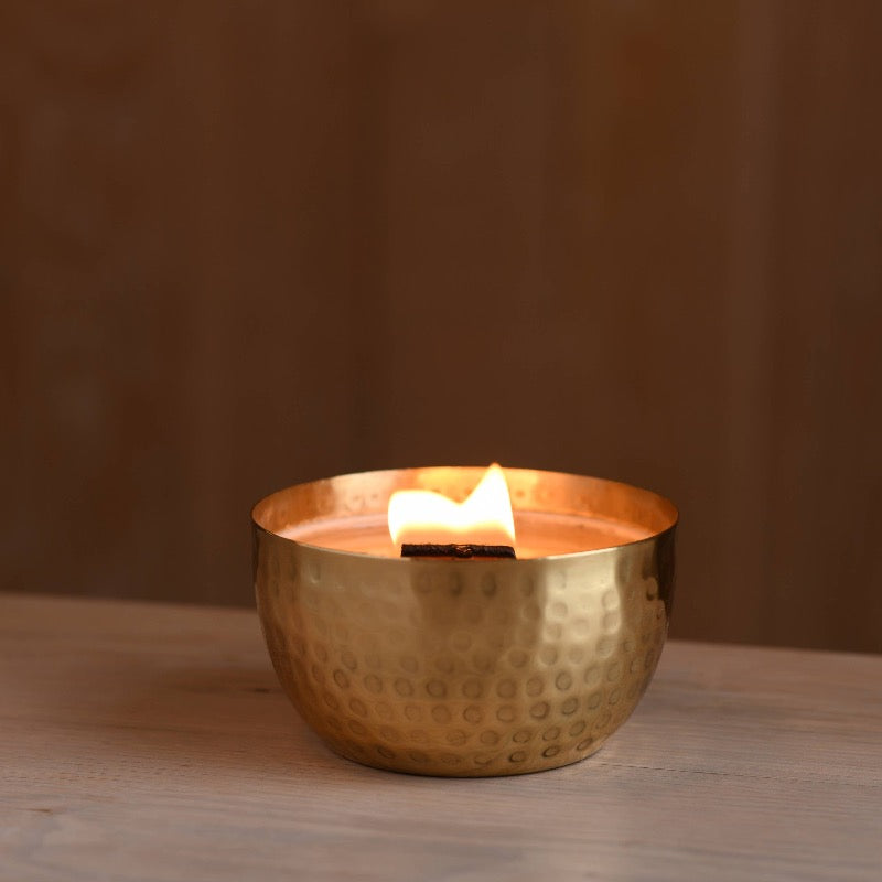 Woodsy Homelife Solid Brass 14oz Candle