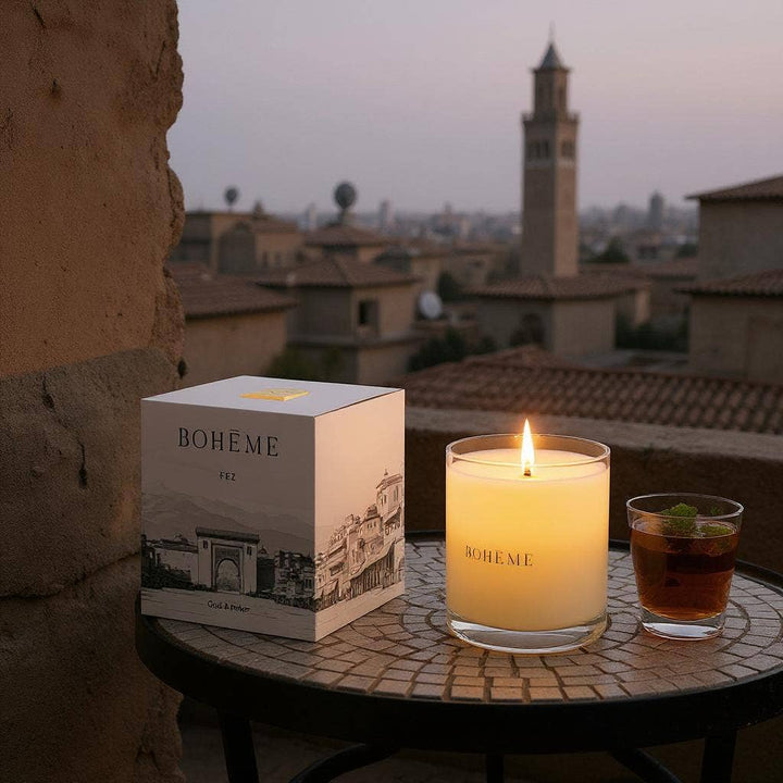 Boheme Fragrances - Fez Candle Wholesale – Oud, Amber & Cardamom