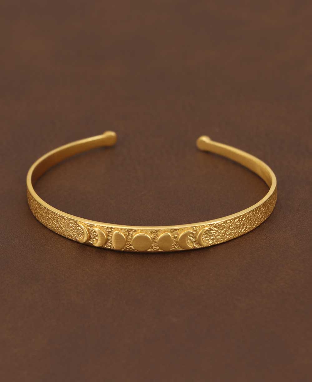 Culture Spot - Moon Phase Trust Your Journey Gold Plated Adjustable Bracele