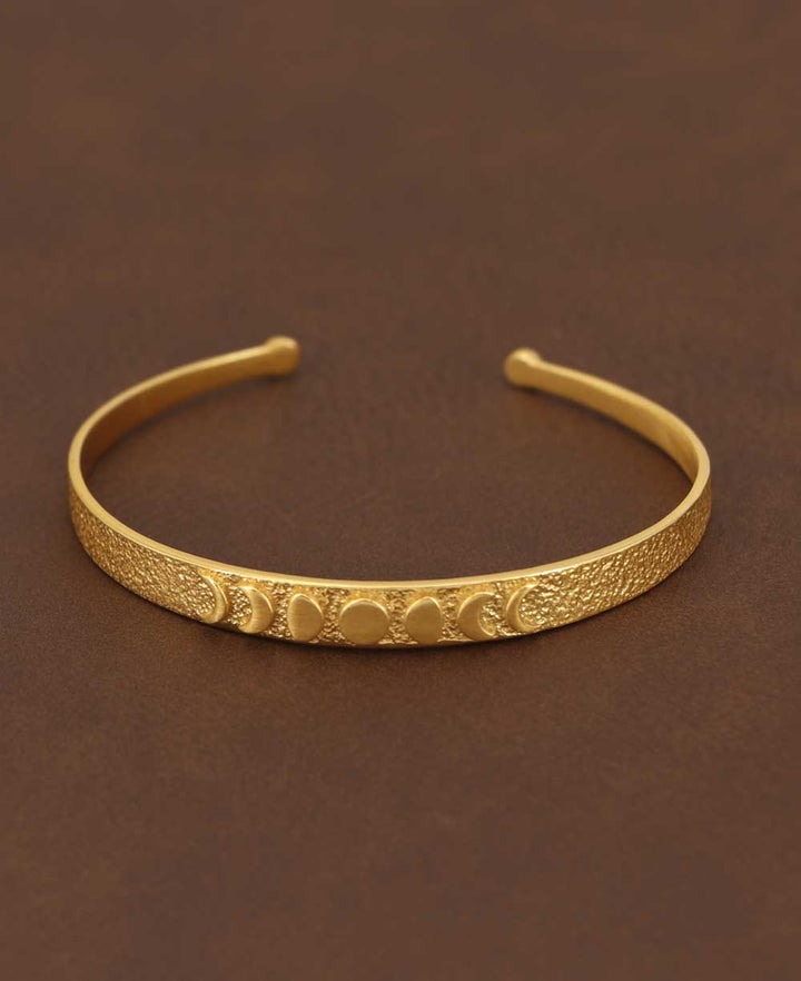 Culture Spot - Moon Phase Trust Your Journey Gold Plated Adjustable Bracele