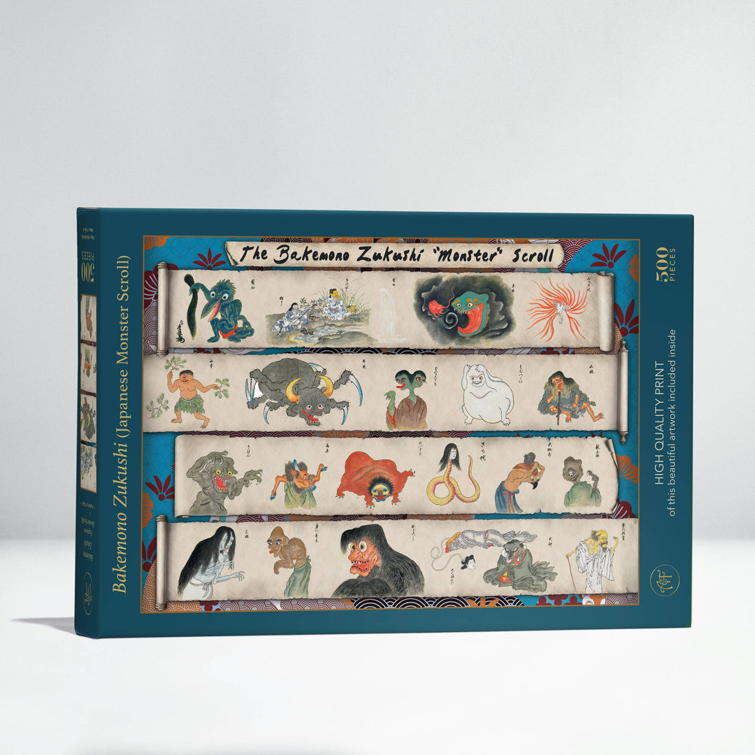 Art & Fable Puzzle Company, LLC - Bakemono Zukushi, 500-pc Japanese Monster Puzzle